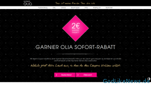 2 Euro Olia Garnier Sofort Rabatt