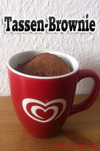 3 Minuten Tassen-Brownie in der Mikrowelle backen (Rezept)