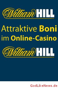 Attraktive Boni im Online-Casino William Hill