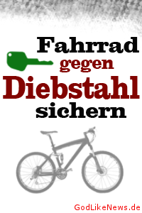 Fahrrad Diebstahlschutz Fahrrad gegen Diebstahl sichern