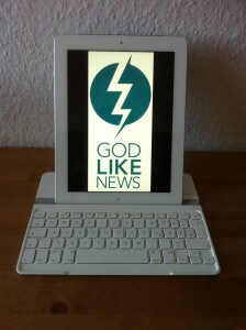 Logitech Ultrathin iPad Tastatur - Bild im Hochformat