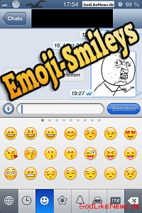WhatsApp Emoji-Smileys beim iPhone aktivieren (Anleitung)